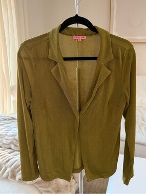 Vrg Girl Olive Green Blouse